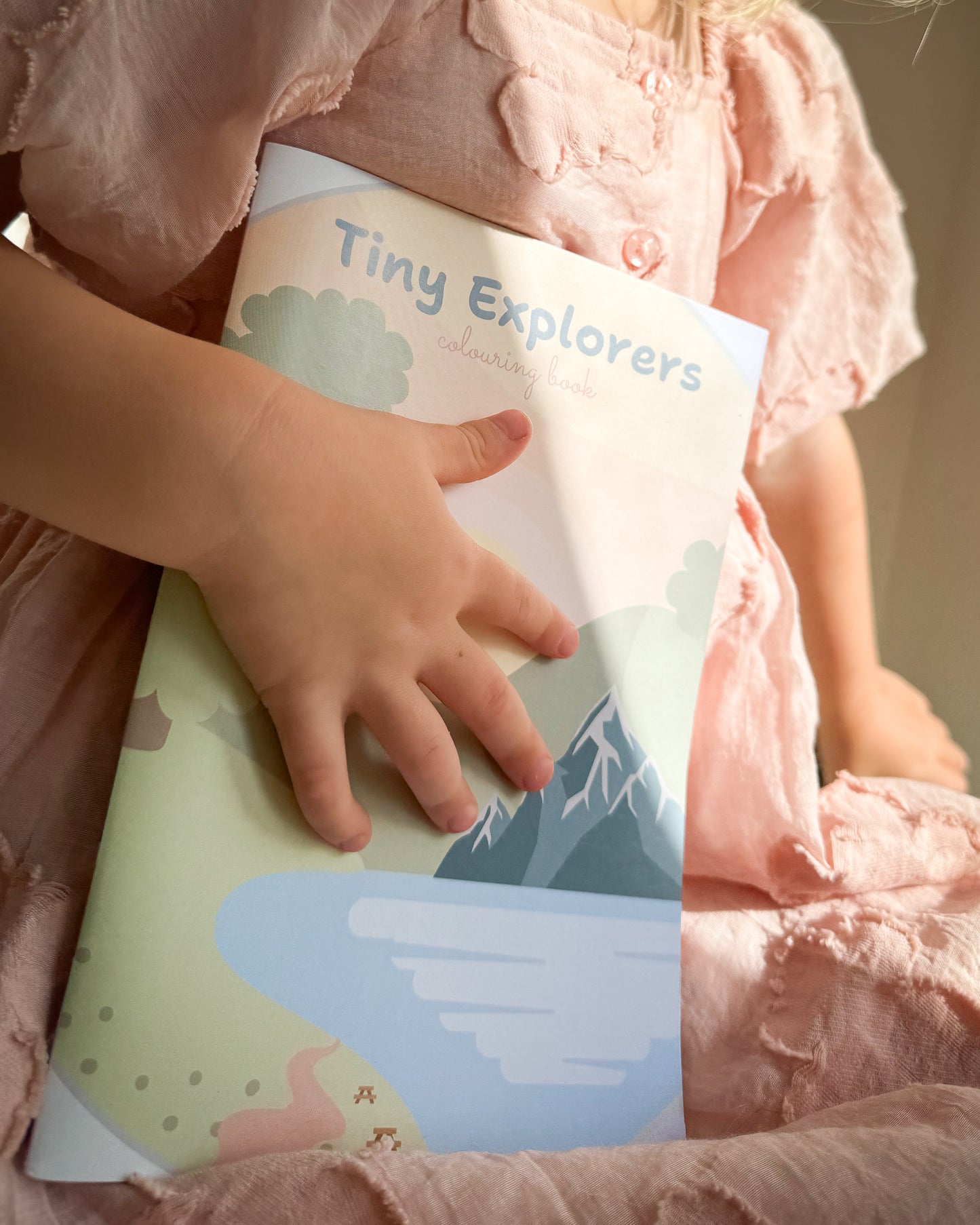 Tiny Explorers colouring book