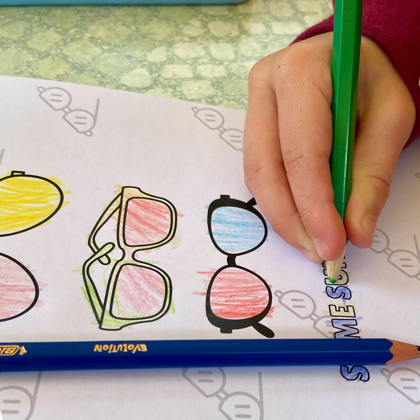 Tiny Explorers colouring book
