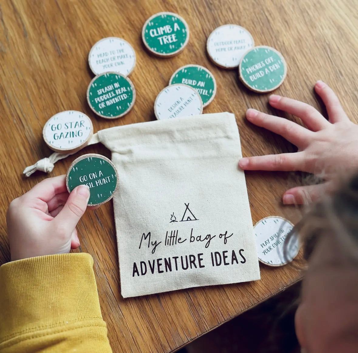 ‘Little Bag of Adventure’ idea tokens